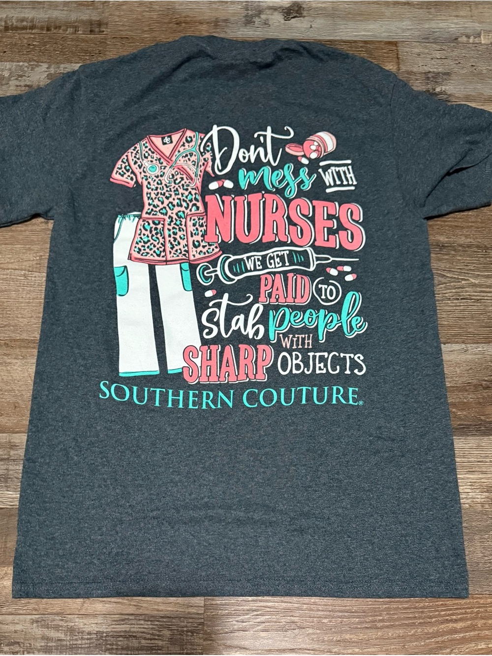 Don’t Mess With Nurses T Shirt Gildan Size Small